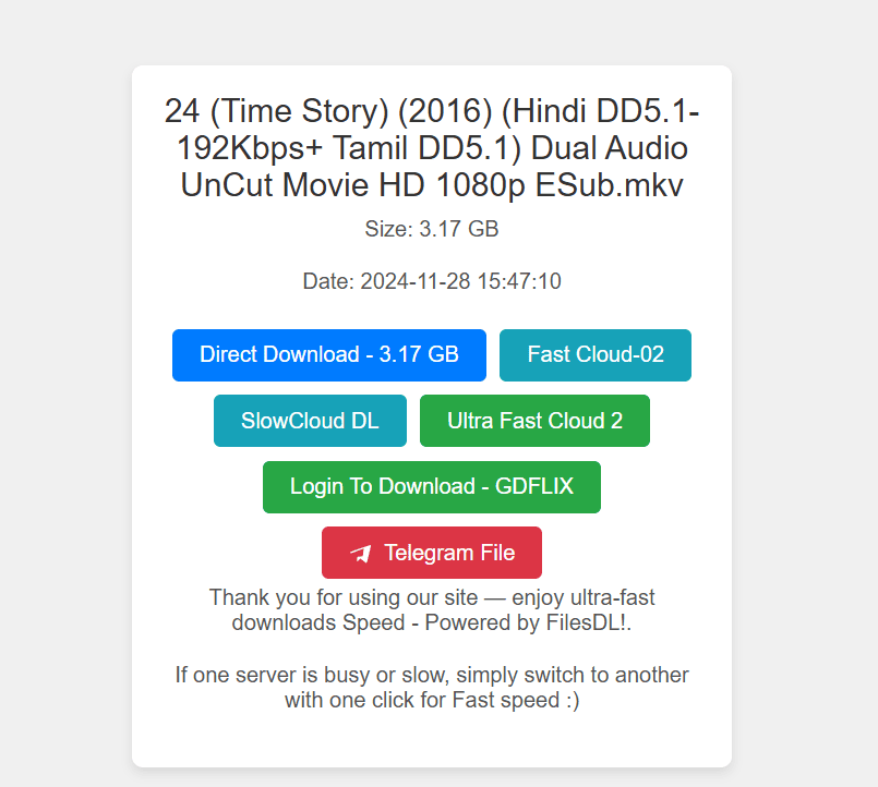 Step 3: Select Server